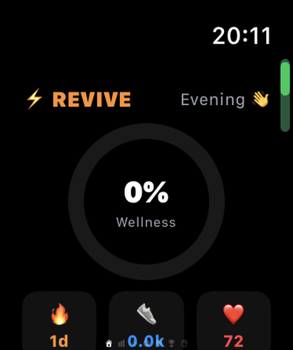 REVIVE Watch home